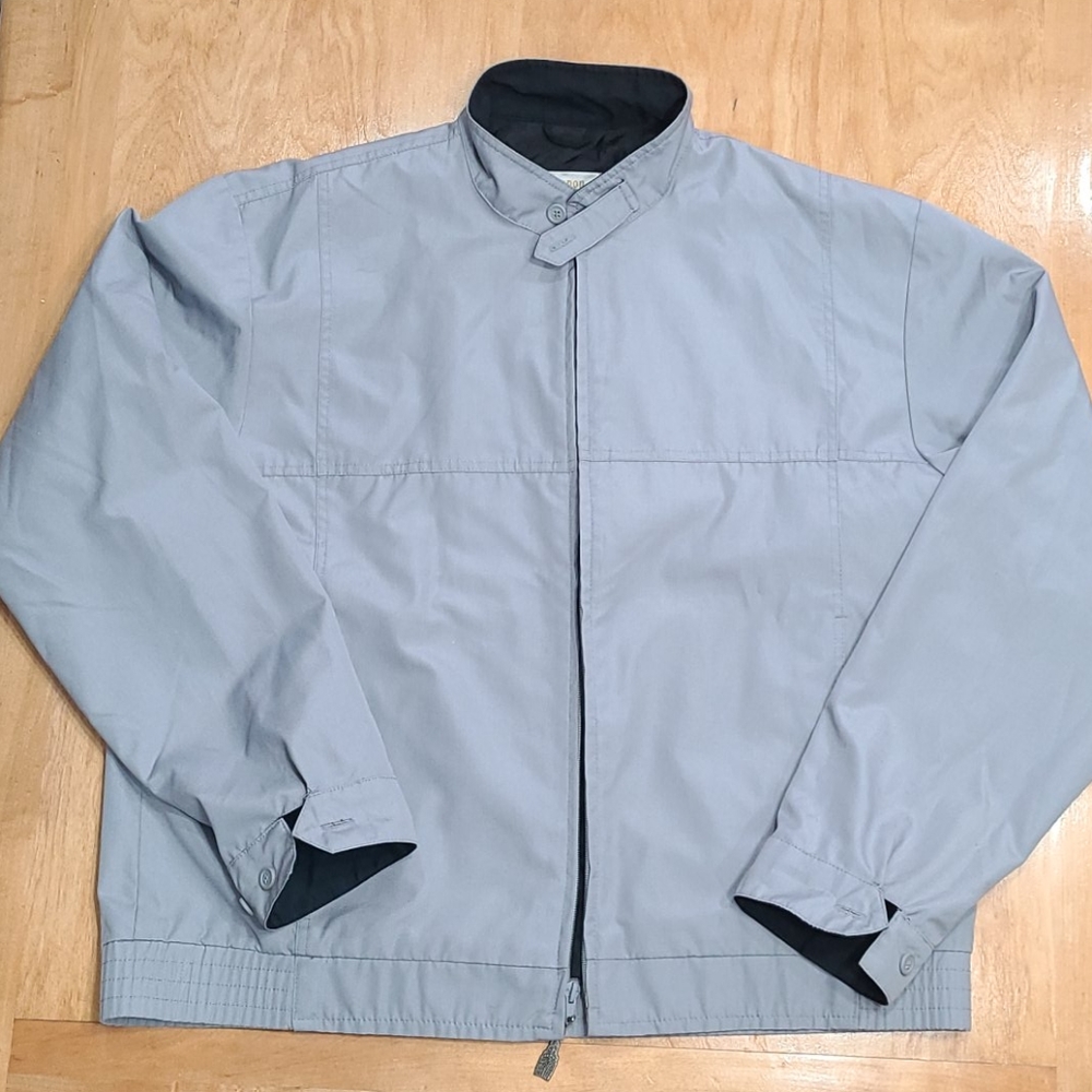 LONDON FOG sz44 gray cover jacket windbreaker